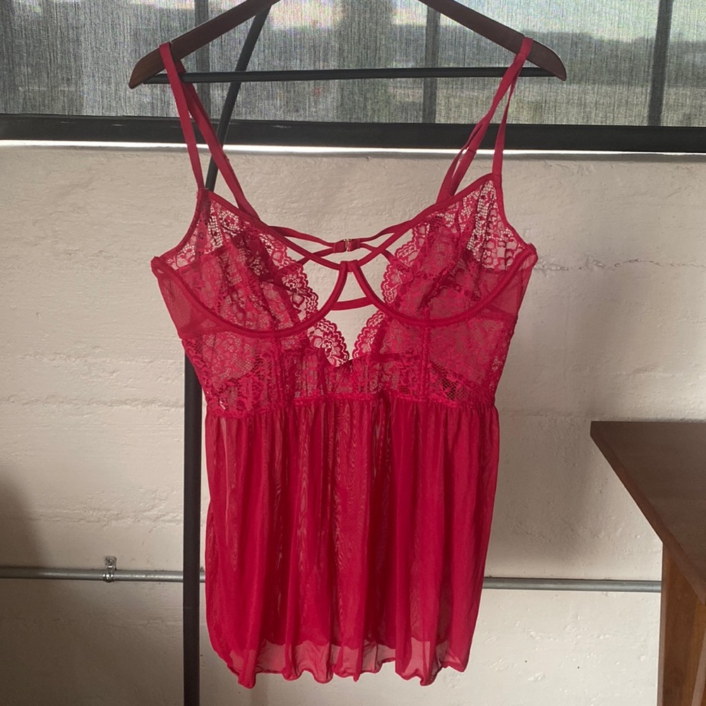 Cute Adore Me Lingerie with matching thong - Size 1X